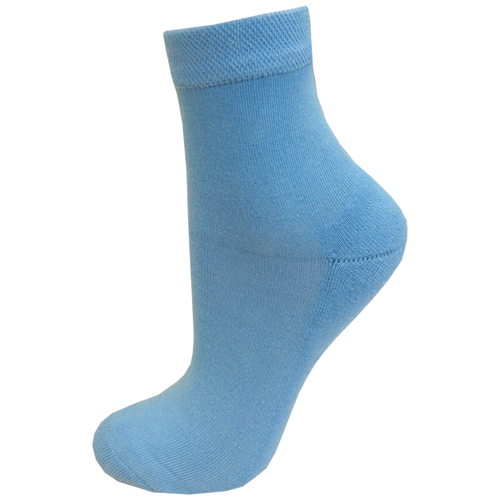 фото Женские носки palama средние, махровые, размер 25, голубой