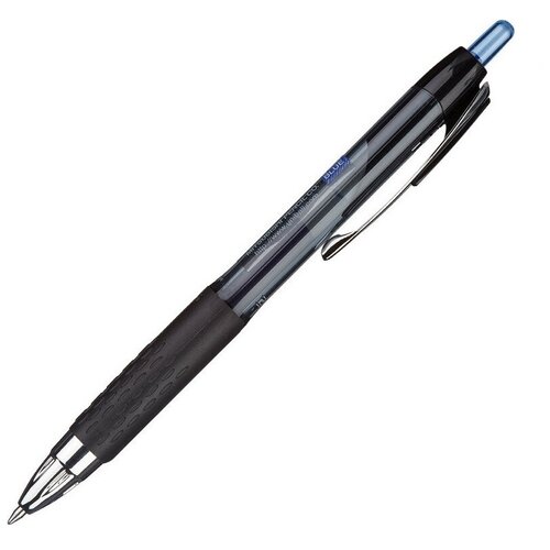 Ручка гелевая автоматическая Uni Signo 0,4мм синий UMN-207 , 1 шт.
