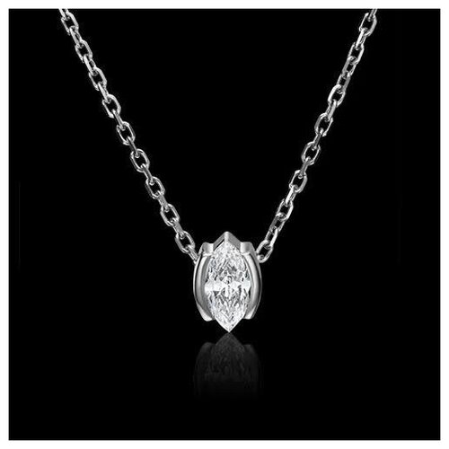 фото Platina jewelry золотое колье с фианитами 07-0145-00-401-1120-03, размер 40