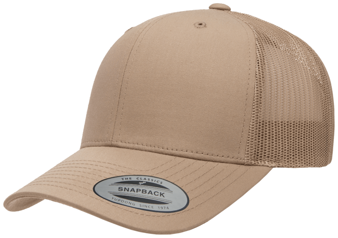 Кепка FlexFit 6606 Retro Trucker - Khaki 