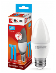 Светодиодная LED лампа IN HOME LED-СВЕЧА-VC 11Вт 230В Е27 4000К 820Лм 4690612020495