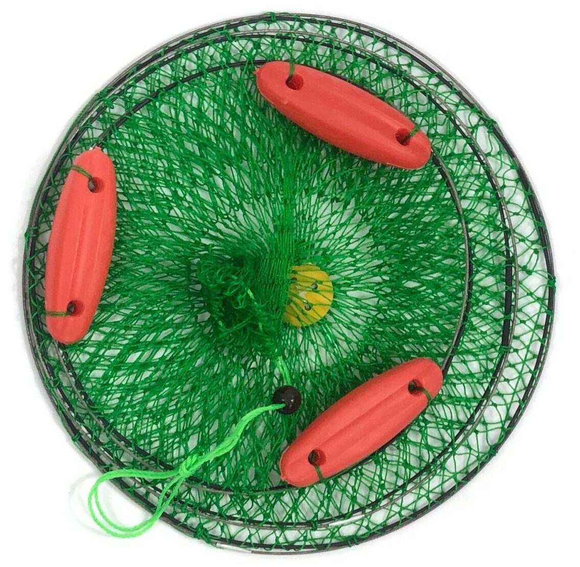 Садок рыболовный, поплавок, 3 кольца, диаметр 40 см