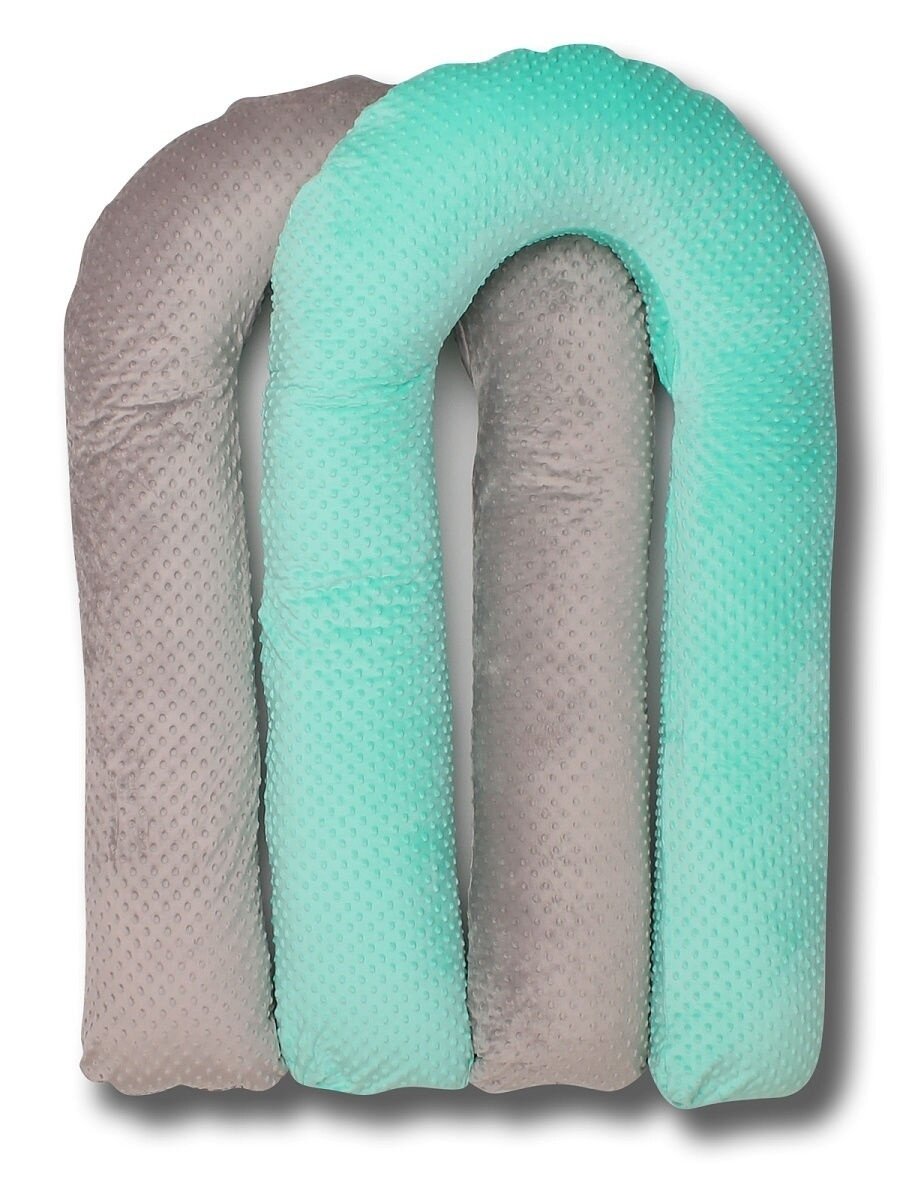 Плюшевый чехол на подушку для беременных формы U 140 х 90 см