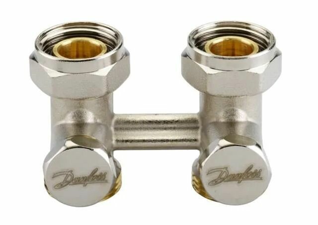 Узел нижнего подключения RLV-KS ДУ 20 РУ10 3/4"ЕКX3/4"ЕК Danfoss 003L0221 — фото 2