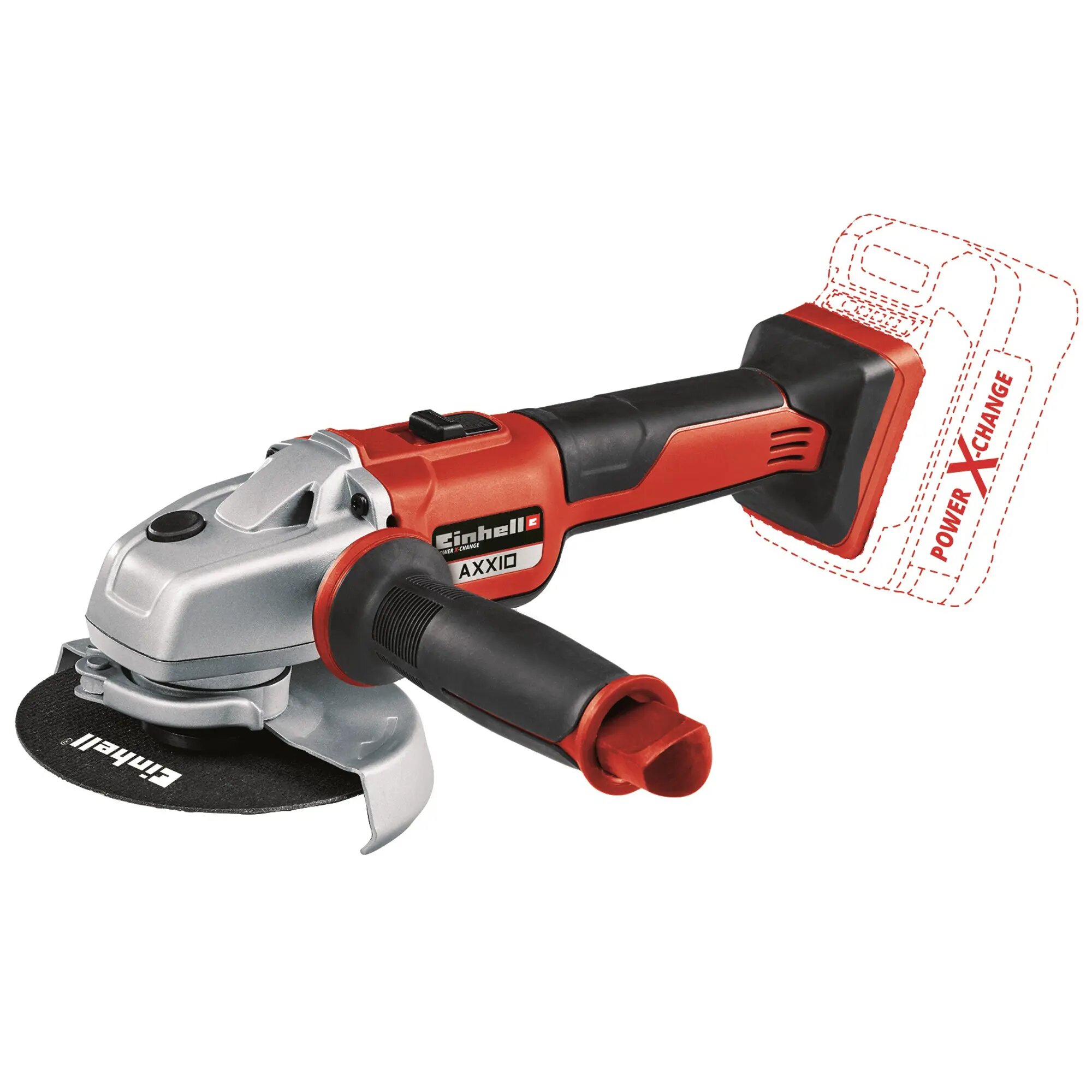 УШМ аккумуляторная Einhell 125мм PXC AXXIO 18/125, BL Solo 4431140 - фотография № 18