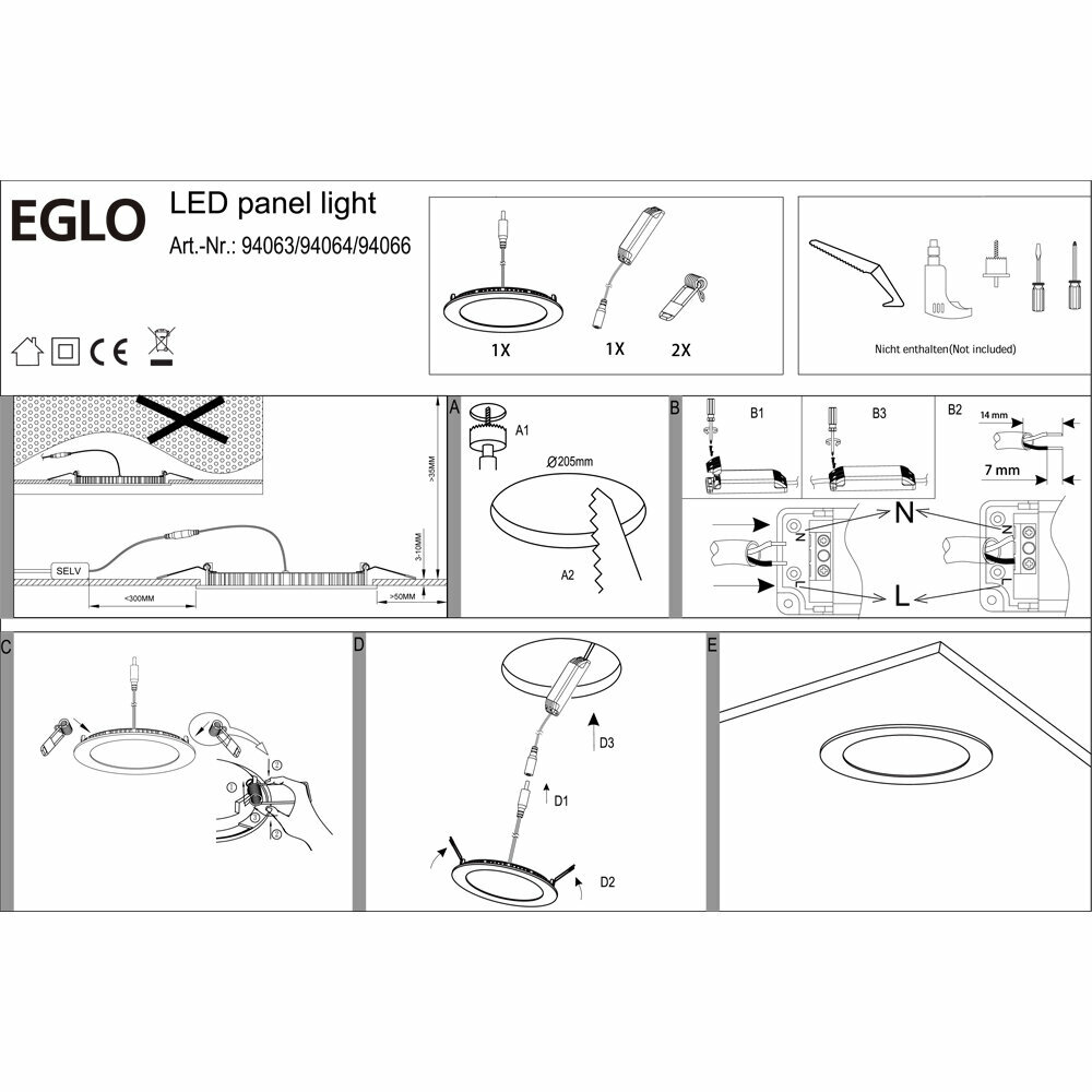 Светильник EGLO Fueva 1 94063, LED, 16.5 Вт, 3000, теплый белый, цвет арматуры: белый, цвет плафона: белый - фотография № 7