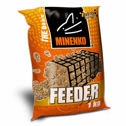 Прикормка фидерная Minenko Feeder Nut mix 1 кг (Ореховый Микс) прикормка minenko feeder ореховый микс меланжевый 1 кг
