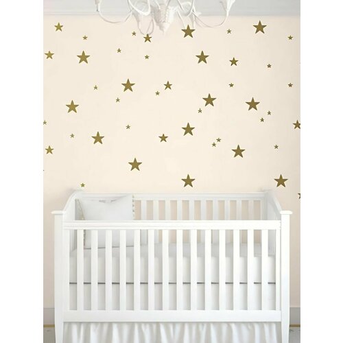 Интерьерная наклейка Звездочки 100 шт на стену