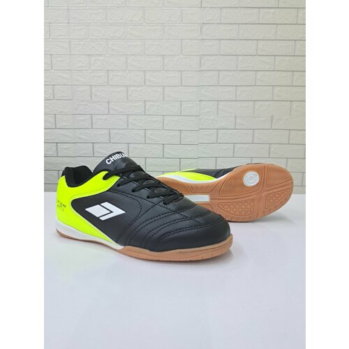 Бутсы CHIBUWA, футбольные, нескользящая подошва, размер 34, черный