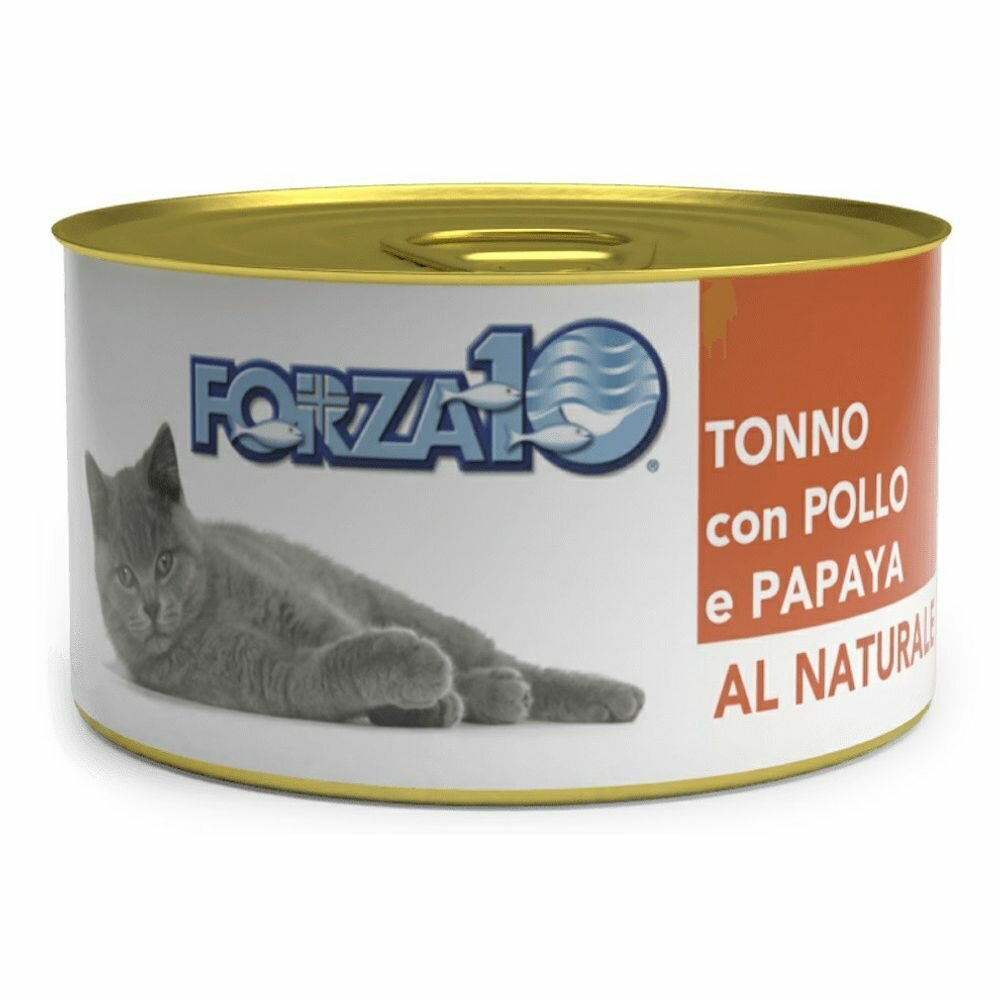 Корм для взрослых кошек Forza 10 с курицей и папаей, 75 гр