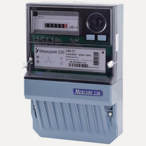 Изображение товара Электросчетчик Инкотекс Меркурий 230 АМ-01 3*230/400В