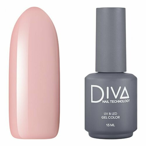 Гель-лак для ногтей Diva Nail Technology плотный, светлый, насыщенный, бежевый, 15 мл diva гель diva для моделирования flash 30 мл