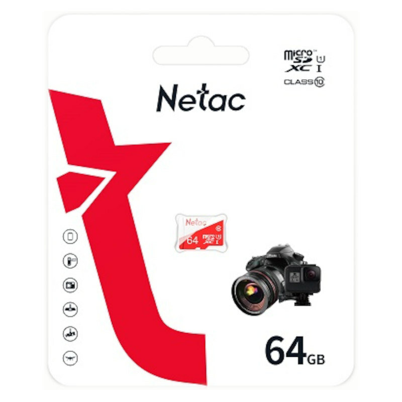 Карта памяти MicroSD 64Гб Netac P500 ECO + SD (NT02P500ECO-064G-R) - фотография № 4