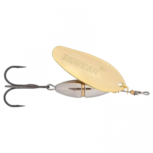 фото Блесна sibbear вращающаяся pulsaro №3 l 55 мм, w 7.0 гр, c brass