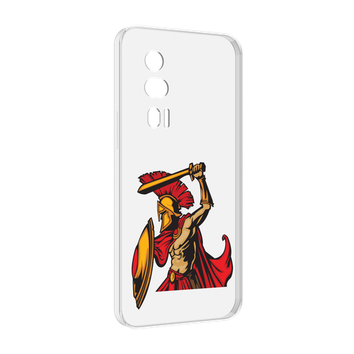 Чехол MyPads римский-воин для Xiaomi Redmi K60 задняя-панель-накладка-бампер