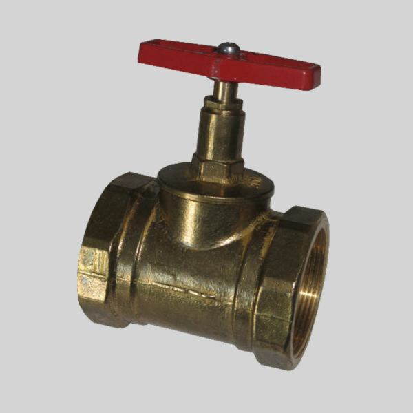 фото Клапан запорный (вентиль) латунный муфтовый 15Б1п Ду50 (G 2)