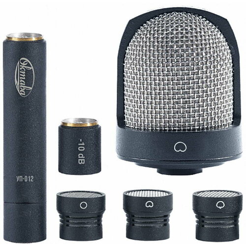 Микрофон Октава МК-012-10 (черный, в деревянном футляре)