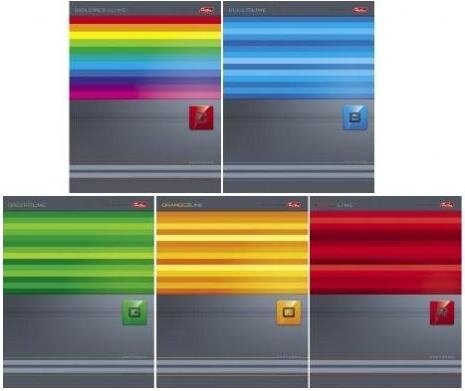 Хатбер 80Т5В1/L Тетрадь lines, ф. а5, на скобе, 80 л, 028412 хатбер