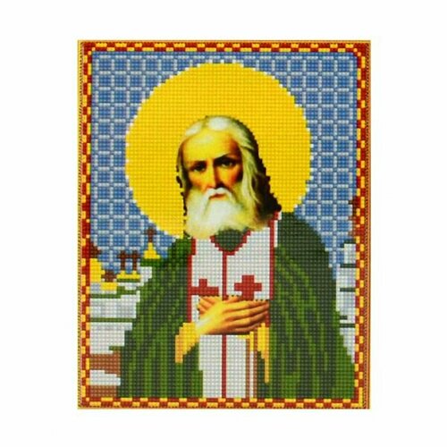 Dastl Алмазная мозаика «Святой Серафим Саровский» икона