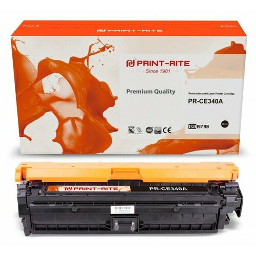 Картридж лазерный Print-Rite TRHE94BPU1J PR-CE340A CE340A черный (13500стр.) для HP CLJ M775 PR-CE340A картридж лазерный cactus cs ce340a ce340a черный 13500стр для hp clj m775