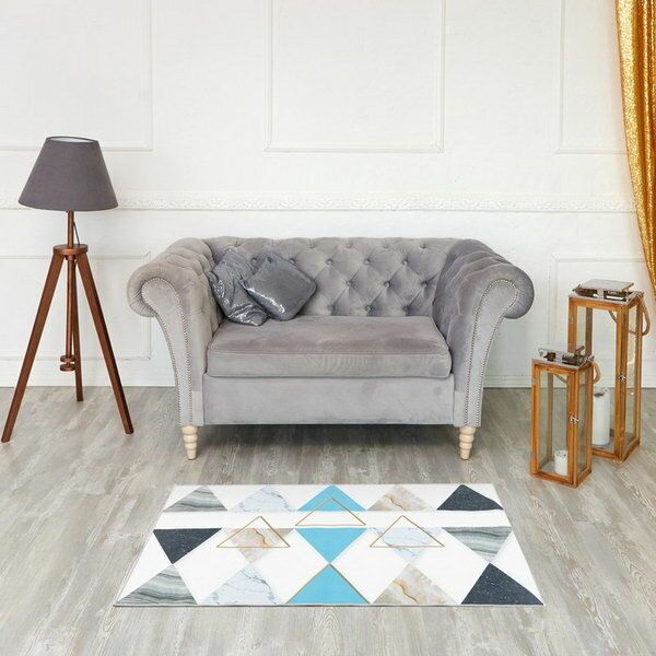 фото Ковер "Треугольники" 100*150 см, 700г/м2