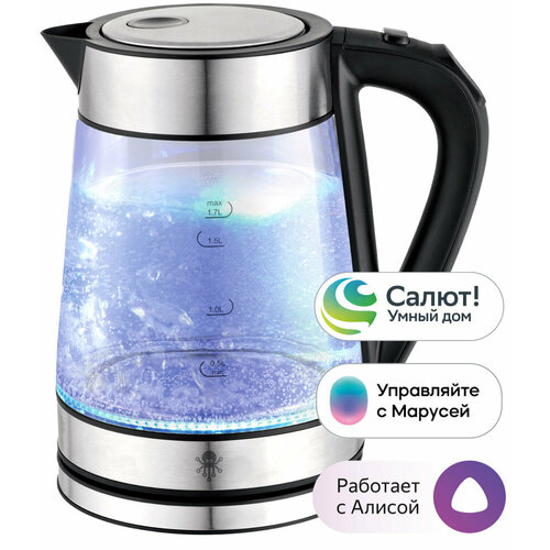 Чайник электрический SLS KET-03 WiFi стеклочерный SLSKET_3 628300₽