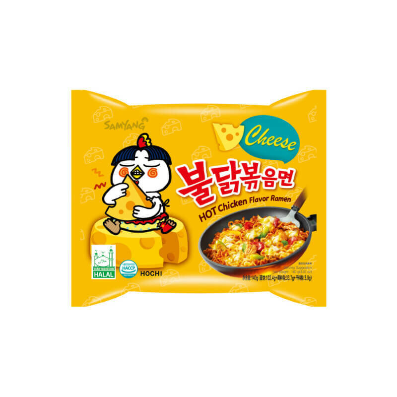 Лапша быстрого приготовления со вкусом острой курицы с сыром Samyang Hot Chicken Flavor Ramen Cheese 140 г