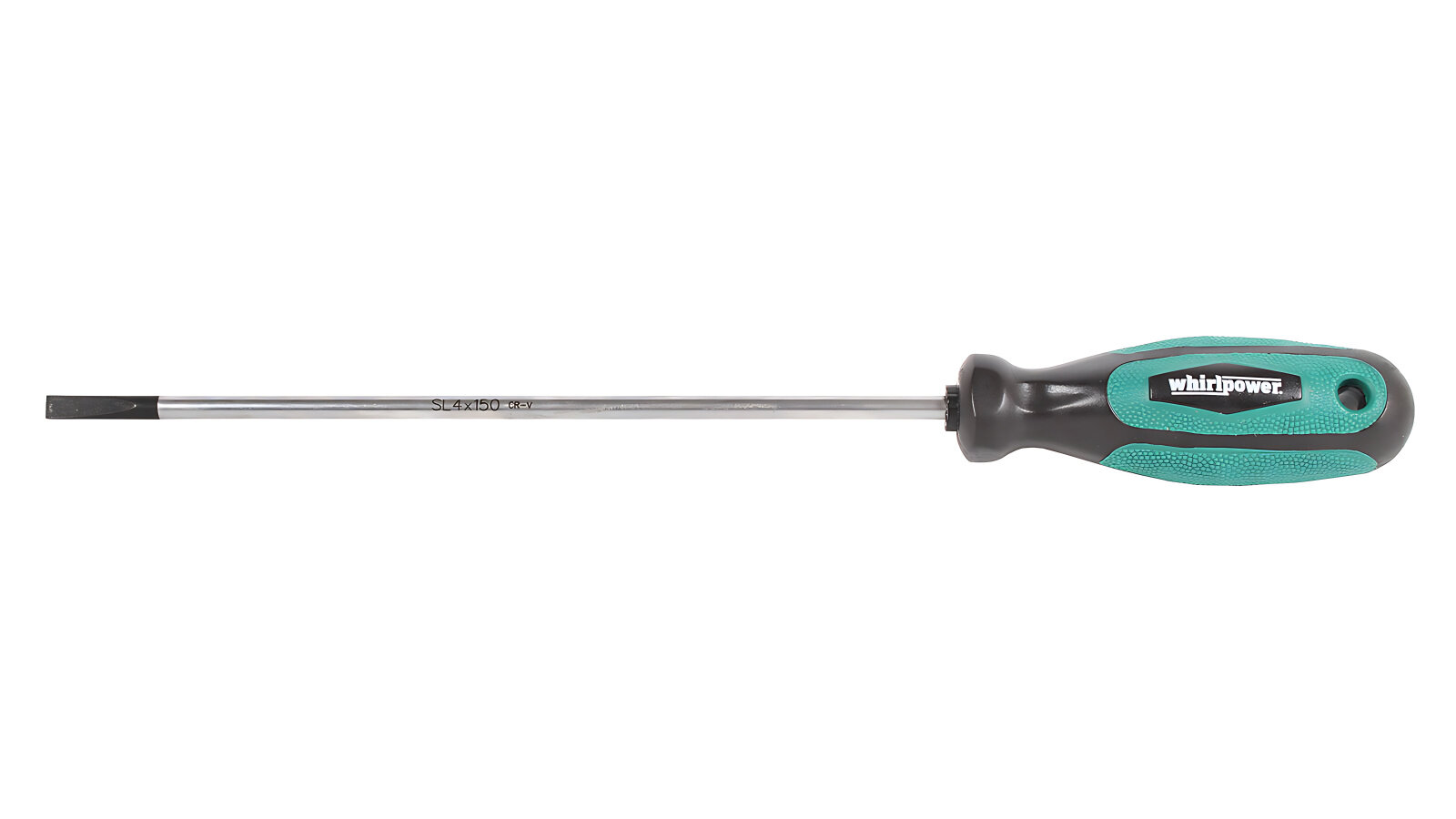 Отвертка WhirlPower шлицевая SL4х150 мм