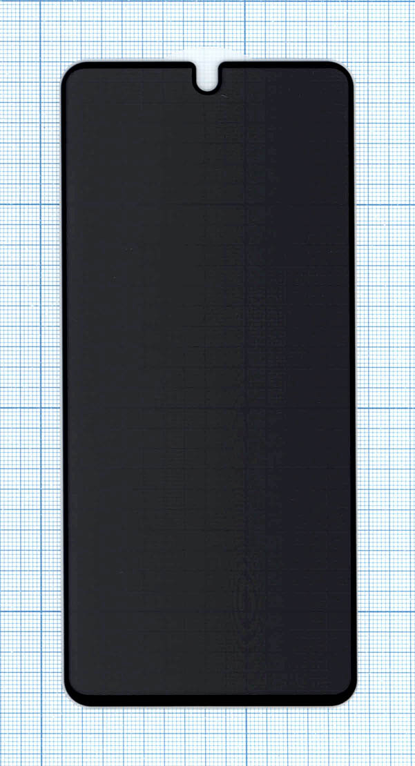 Защитное стекло Privacy "Анти-шпион" для мобильного телефона (смартфона) Huawei Honor X8a, черный