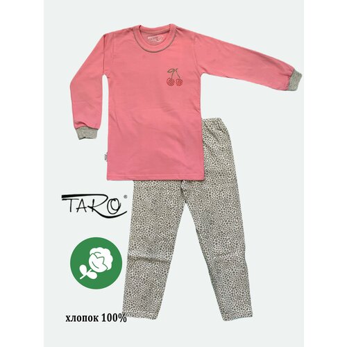 Пижама Taro, размер 116, розовый