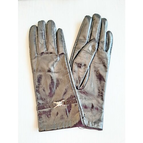 фото Перчатки , размер 7,5, коричневый без бренда