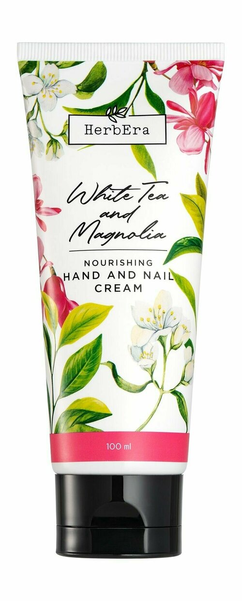 Питательный крем для рук и ногтей с ароматом белого чая и магнолии / HerbEra White Tea and Magnolia Nourishing Hand and Nail Cream