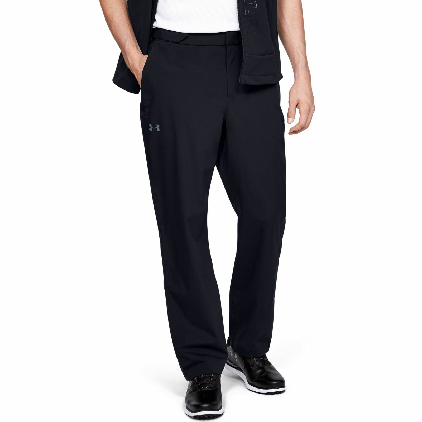 Брюки Under Armour STRMPRF GOLF RAIN PTS, размер 3XL, черный