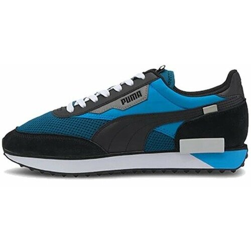 Кроссовки PUMA, размер 4 UK, синий, черный