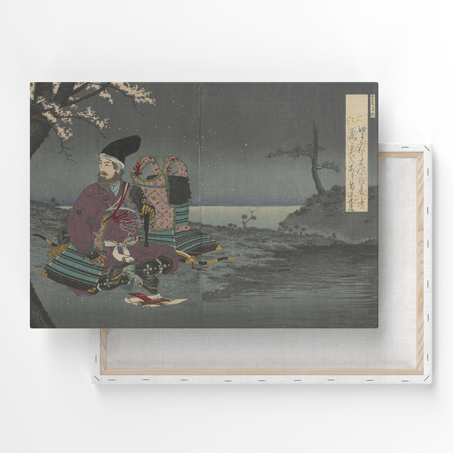 Картина на холсте, репродукция / Кобаяси Киётика - Taira no Tadanori / Размер 40 x 53 см