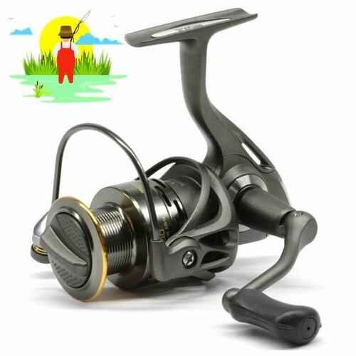 Катушка RYOBI FIGHTER 2000 / Япония / Комплект 150 м лески, 2 тюбика смазки, Риоби