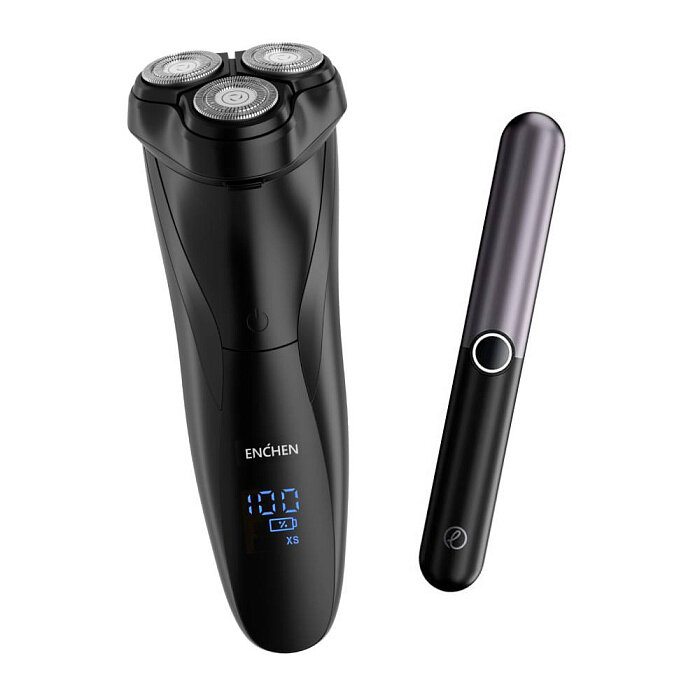 фото Комплект электробритва Enchen BlackStone 3 Plus + триммер Enchen Mocha N (Black)