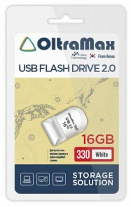 USB флэш-накопитель (OLTRAMAX OM-16GB-330-White)