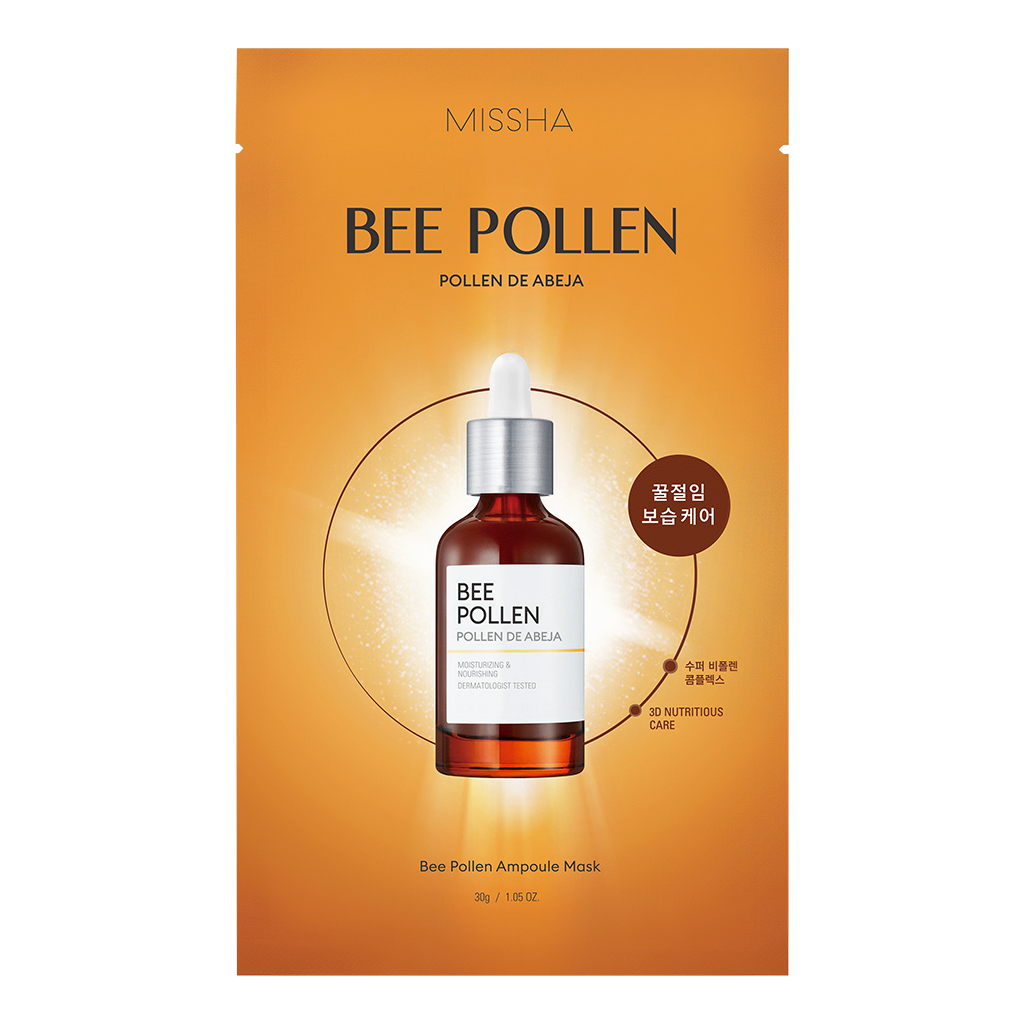 MISSHA Bee Pollen Renew Маска для лица с экстрактом пчелиной пыльцы 30 г 1 шт