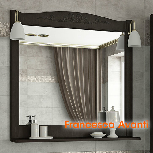 Зеркало Francesca Avanti Империя П 80 венге полотносветильники Изабель 10690₽