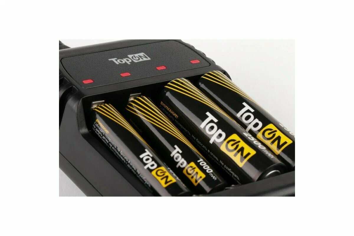 Аккумуляторные батарейки AA TopON TOP-NH-AA-2500-4B 2500mAh 1.2V Ni-MH HR6 4 шт в боксе