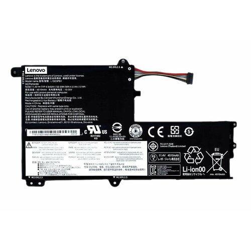 Аккумуляторная батарея для ноутбука Lenovo Ideapad Flex 4 1470 (L15L3PB0) 11.4V 4610mAh