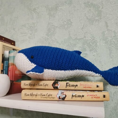 Мягкая игрушка Кит, 30 см