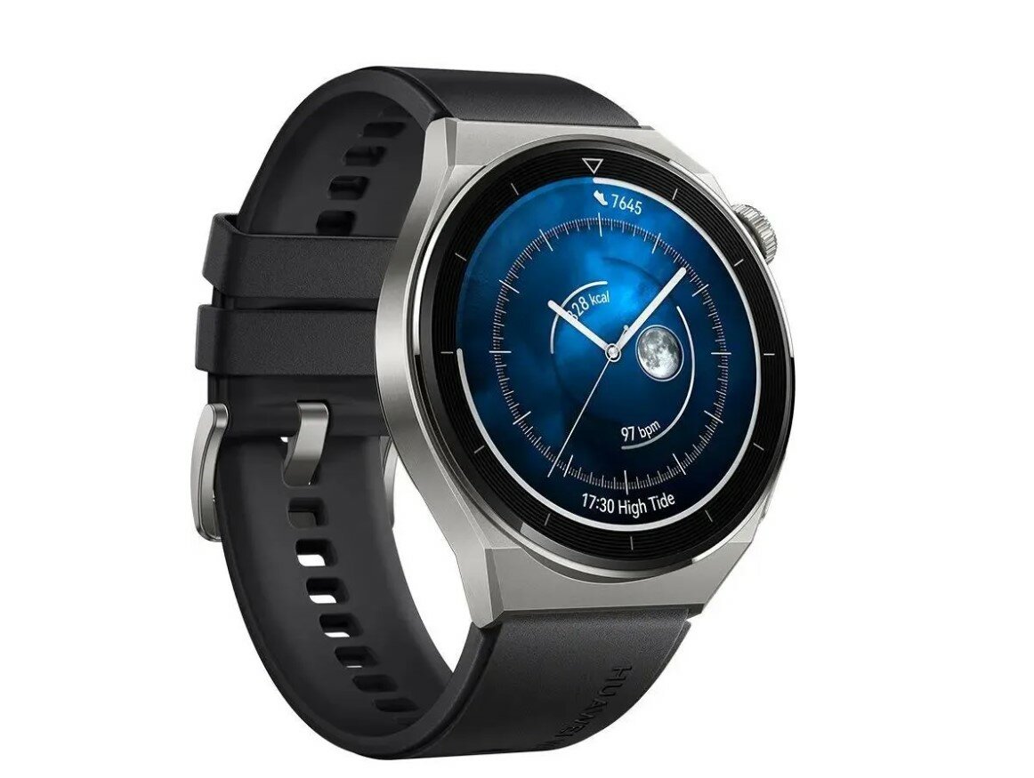 Смарт-часы Huawei WATCH GT 3 Pro 46ММ (55028473), Black Fluoroelastomer