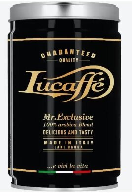 Кофе в зёрнах Lucaffe Mr.Exclusive 0.25 кг. ж/б