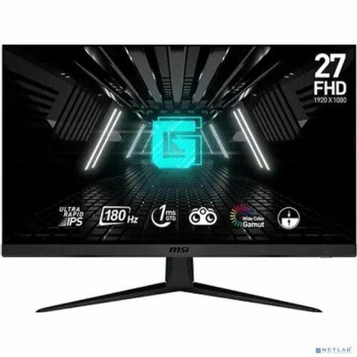 MicroStar Монитор MSI 27" G2712F Black IPS 1920x1080 180Hz 1ms 178/178 300cd 3000:1 2xHDMI DisplayPort) чёрный