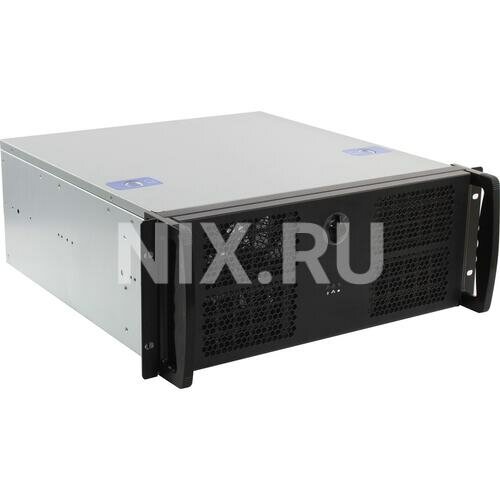 Procase EB445-B-0 Корпус 4U Rack server case, черный, дверца, без блока питания, глубина 450мм, MB 1 .