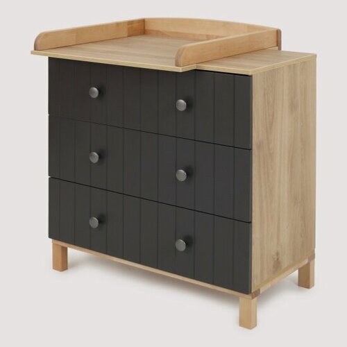 Изображение товара Комод Rant BAMBOO 3 ящика Moon Grey 84 см