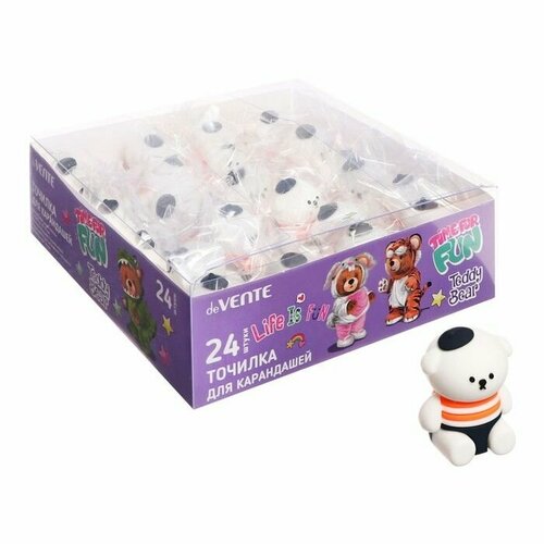 Точилка 1 отверстие deVENTE Teddy Bear с покрытием Soft Touch 8031404 467₽