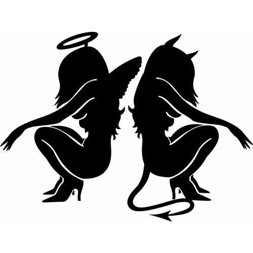 Наклейки виниловые на авто 20х15 